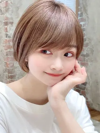 ショート 新宿　ショート・ボブ カットモデル募集のヘアスタイル