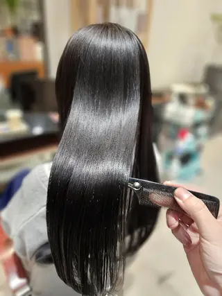 セミロング パーマ 【髪質改善美容師】t occa茨木篠原健太のヘアスタイル