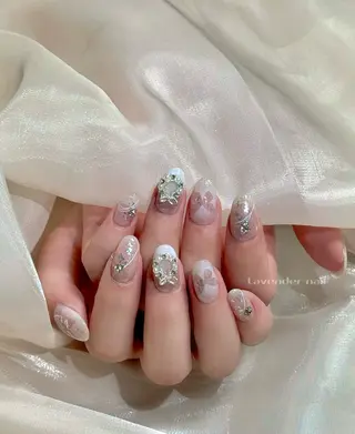 ネイル Lavender nail·中島公園のネイルデザイン
