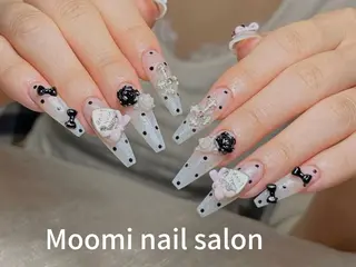 ロング 長さだし専門店 Moominのネイルデザイン