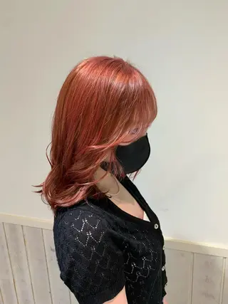 ミディアム カラー 💖クボ モモ💖のヘアスタイル