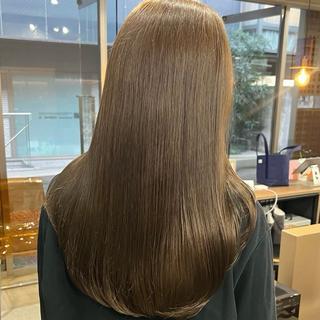 ロング カラー akane/オリーブ /ボブパーマのヘアスタイル