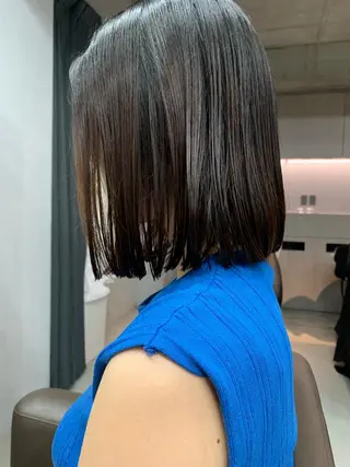 ショート ボブパーマコテ巻き風 パーマNo1深江秀平のヘアスタイル