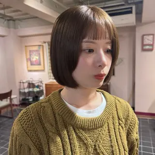 ショート カラー パーマ こはる／ハードパーマ /癖毛風パーマ🧃のヘアスタイル