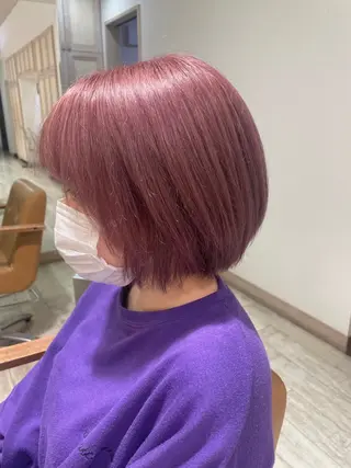 ショート カラー 茂原 麻生のヘアスタイル