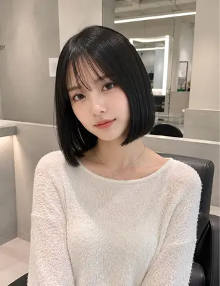 ミディアム lua店 Yugo(河野有吾)のヘアスタイル