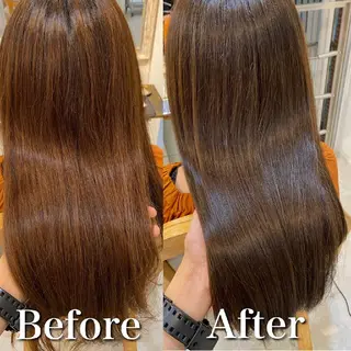 カラー ロング 小柳 公邦のヘアスタイル
