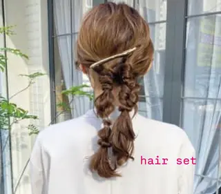 ロング ヘアアレンジ Amour Akala.hkのヘアスタイル