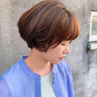 ショート カラー 中川 竜誠のヘアスタイル