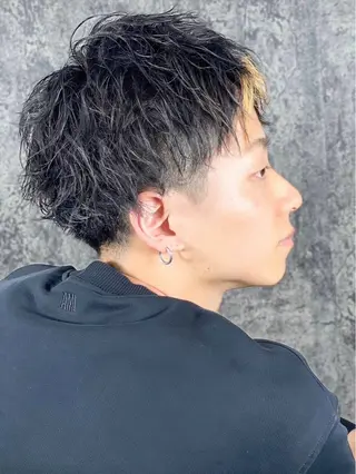 ミディアム 小島 優奈のヘアスタイル