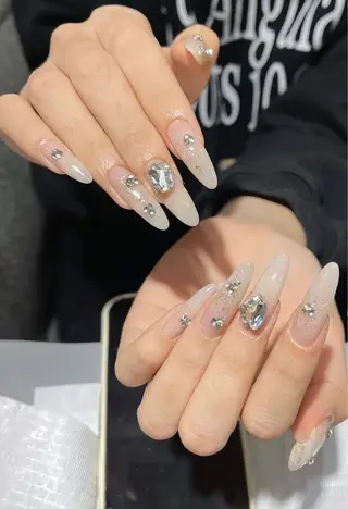 ミディアム カラー RUBY NAIL SPAのネイルデザイン