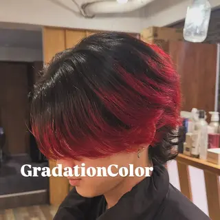 カラー メンズ 安藤 聖麻のヘアスタイル