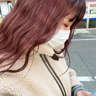 ロング カラー RuLaN AMIのヘアスタイル