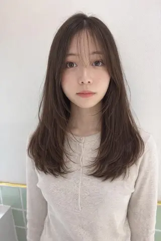 セミロング カラー 初めてでも安心🌟 newi町田✂のヘアスタイル