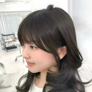 ロング カラー 韓国レイヤー× 顔まわり🕊️テルのヘアスタイル