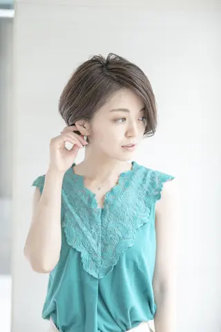 ショート 似合わせカット 銀座/アライ カズヤのヘアスタイル