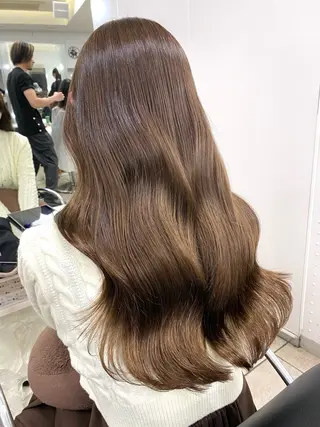 セミロング 暗色カラー/レイヤー 🩶KAITOのヘアスタイル