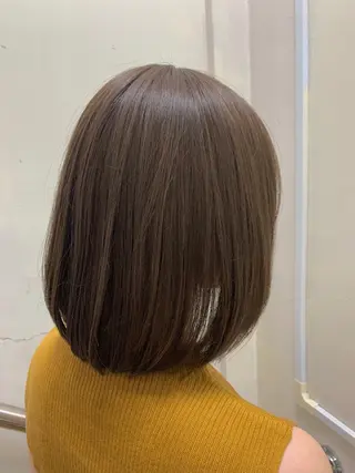 ミディアム カラー 村上 吉斗のヘアスタイル