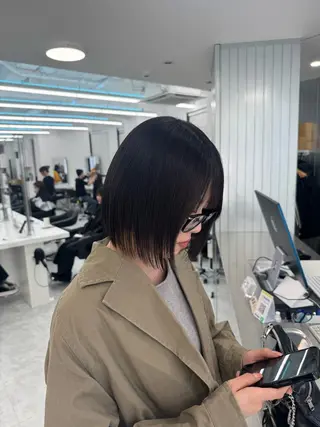 ショート カラー noa🎀美髪縮毛/ 透明感カラーのヘアスタイル