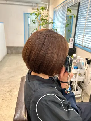 ショート カラー oasis ふうまのヘアスタイル