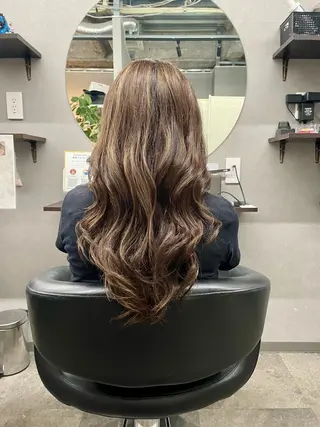 ロング カラー ヘアアレンジ 🌹ミラクル美容師 🌹✨クッポ✨のヘアスタイル