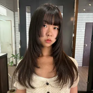 ロング カラー yoro /ミホのヘアスタイル