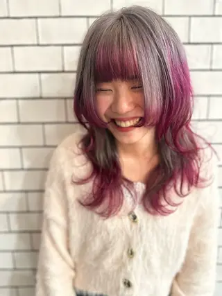 ロング RI HOのヘアスタイル
