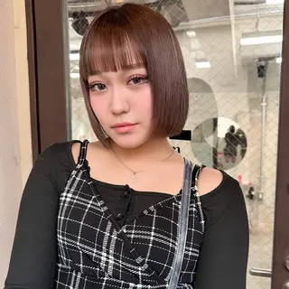 ミディアム カラー ヘアアレンジ TAKUMA⛓️ヘア × ファッション⛓️のヘアスタイル