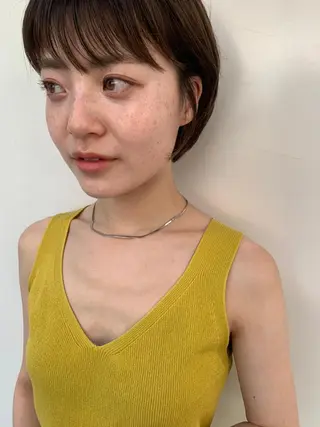 ショート カラー 鈴木 千裕のヘアスタイル