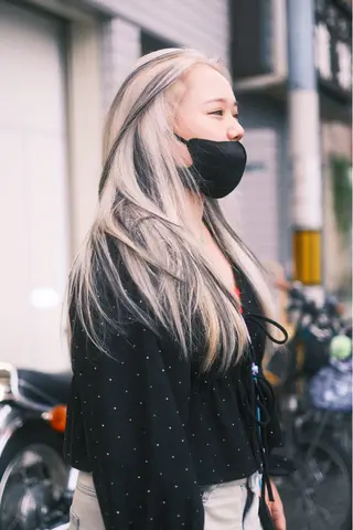 ロング カラー ヘアアレンジ 個性爆弾💣 ダブルカラー/ゆかのヘアスタイル