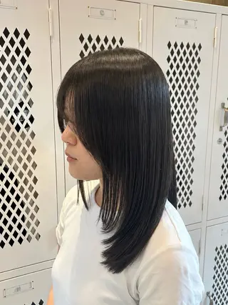 ミディアム 似合わせカット&艶 カラー🤍ヒナタ🤍のヘアスタイル
