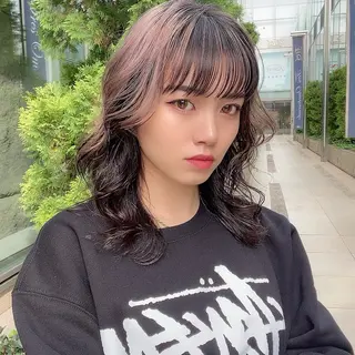 セミロング カラー TELA HAIR 石岡♡ａｉｋａのヘアスタイル