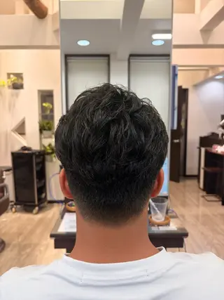 ショート パーマ メンズ 小野泰輝 幡ヶ谷/モデル募集中のヘアスタイル