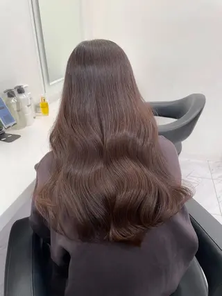 ロング 🤍透明感カラー/ 韓国レイヤー🤍のヘアスタイル