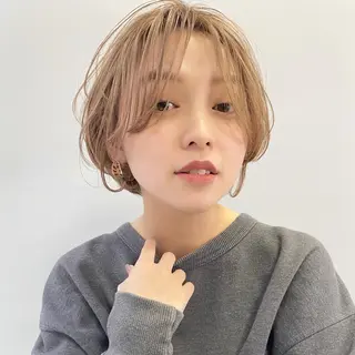 ショート パーマ ヘアアレンジ KONOMI スタイリストのヘアスタイル