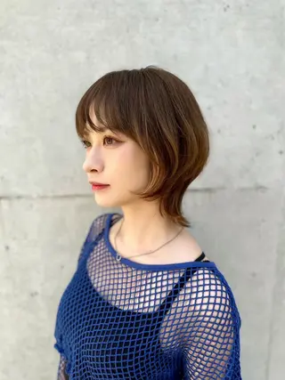 ショート カラー 原宿アンリ 山下卓也のヘアスタイル