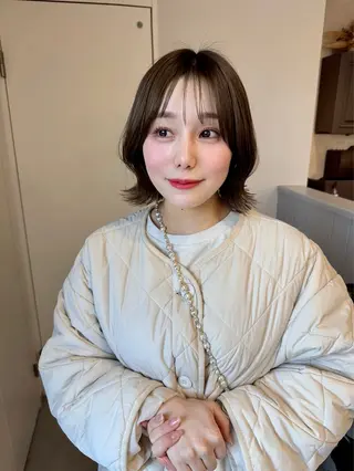 ショート カラー レイヤーカット/韓国 /心斎橋/宮城ほのかのヘアスタイル