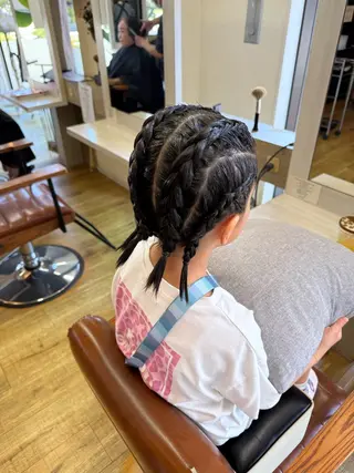 ミディアム ヘアアレンジ キッズ 鎌倉 勇利/特殊ヘアのヘアスタイル