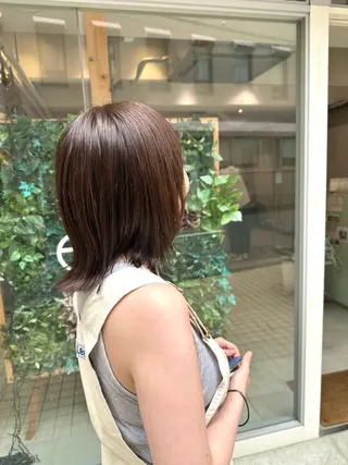 ミディアム カラー en't / エントのヘアスタイル