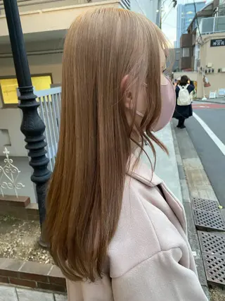 ロング カラー お任せヘア☘️☘️ 及川渚のヘアスタイル