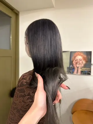 ロング カラー 透明感カラー/中崎町 fukaのヘアスタイル