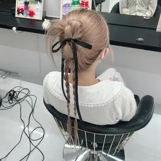 ロング ヘアアレンジ MILD by17 🤍ゆめか🤍のヘアスタイル