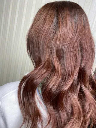 セミロング カラー 【育休中】EARTH 荒井店HARUNAのヘアスタイル
