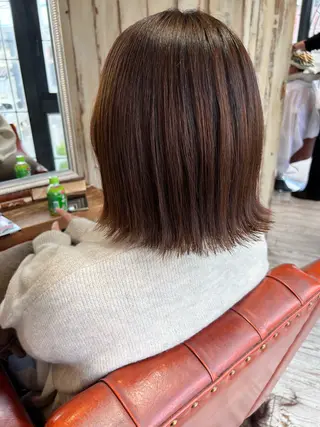 ミディアム 美濃 咲穂のヘアスタイル