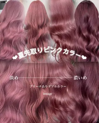 ロング 透明感×暖色カラー 🍒𝐘𝐮𝐤𝐚のヘアスタイル