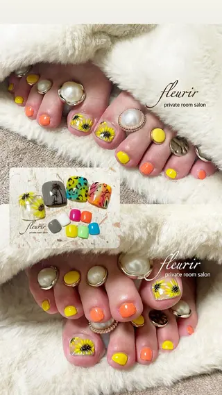 ネイル フルリール 【プライベートサロンのネイルデザイン