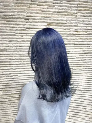 セミロング カラー 嶋田 ゆきのヘアスタイル