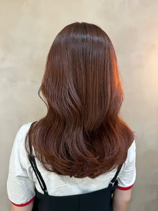 セミロング カラー マンツーマン施術/ ダブルカラー/アリサのヘアスタイル