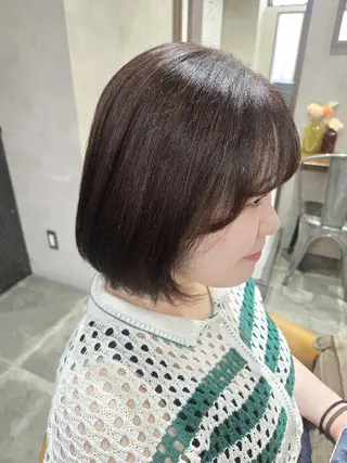 カラー 鶴ヶ峰ショート・ボブ 🎀渡邊 愛結🎀のヘアスタイル