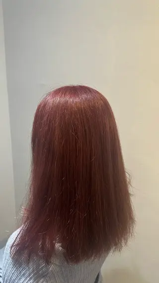 セミロング カラー 手嶋 理仁のヘアスタイル